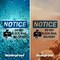 Signmission Do Not Block Mail Delivery Sign With Symbol, 10 in W x Rectangle, Vinyl Decal OS-2PACK-NS-D-710-L-15416 - alternate 4